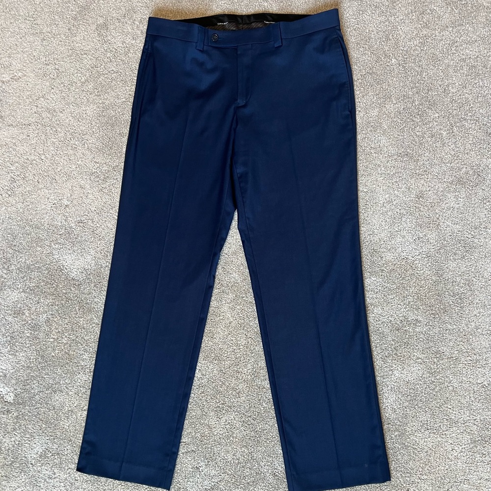 Calvin Klein Navy Dress Pants Men’s 33x30
